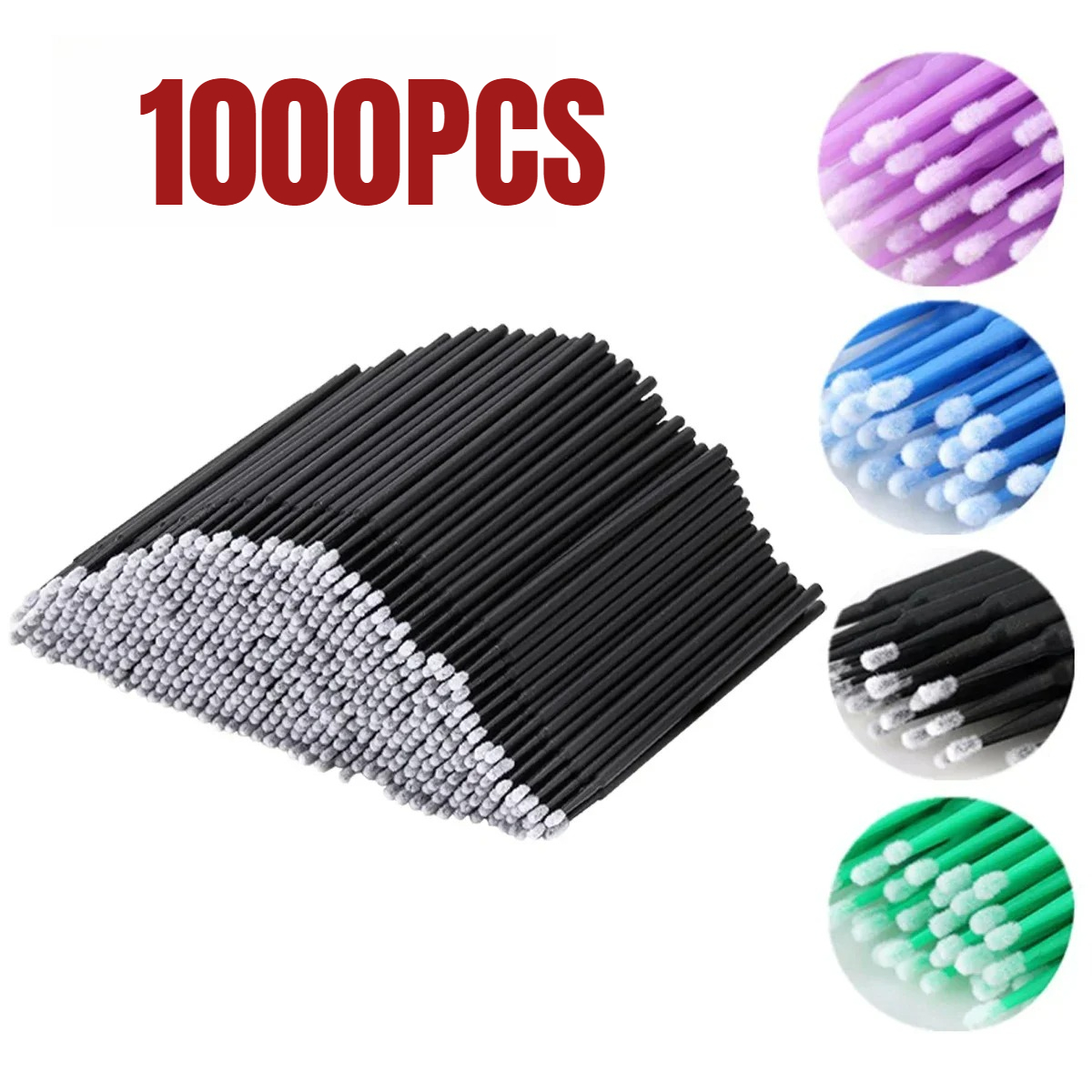 Beauty For Makeup - 1000/500 adet kirpik temizleme fırçası son