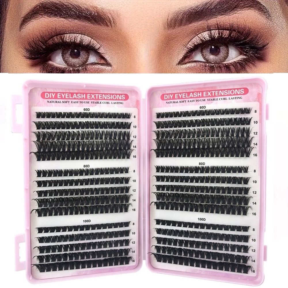 False Eyelashes Natural - Yeni 8-16mm Uzunlukta Doğal Görünümlü Takma