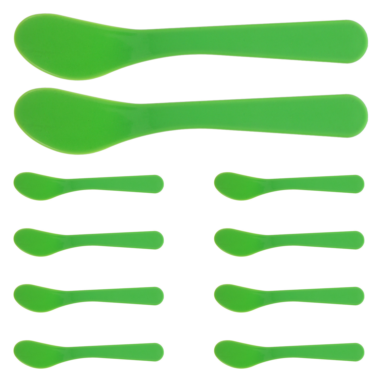 Beauty Makeup Tools - 10 Parça Spatula Seti PP Saplı