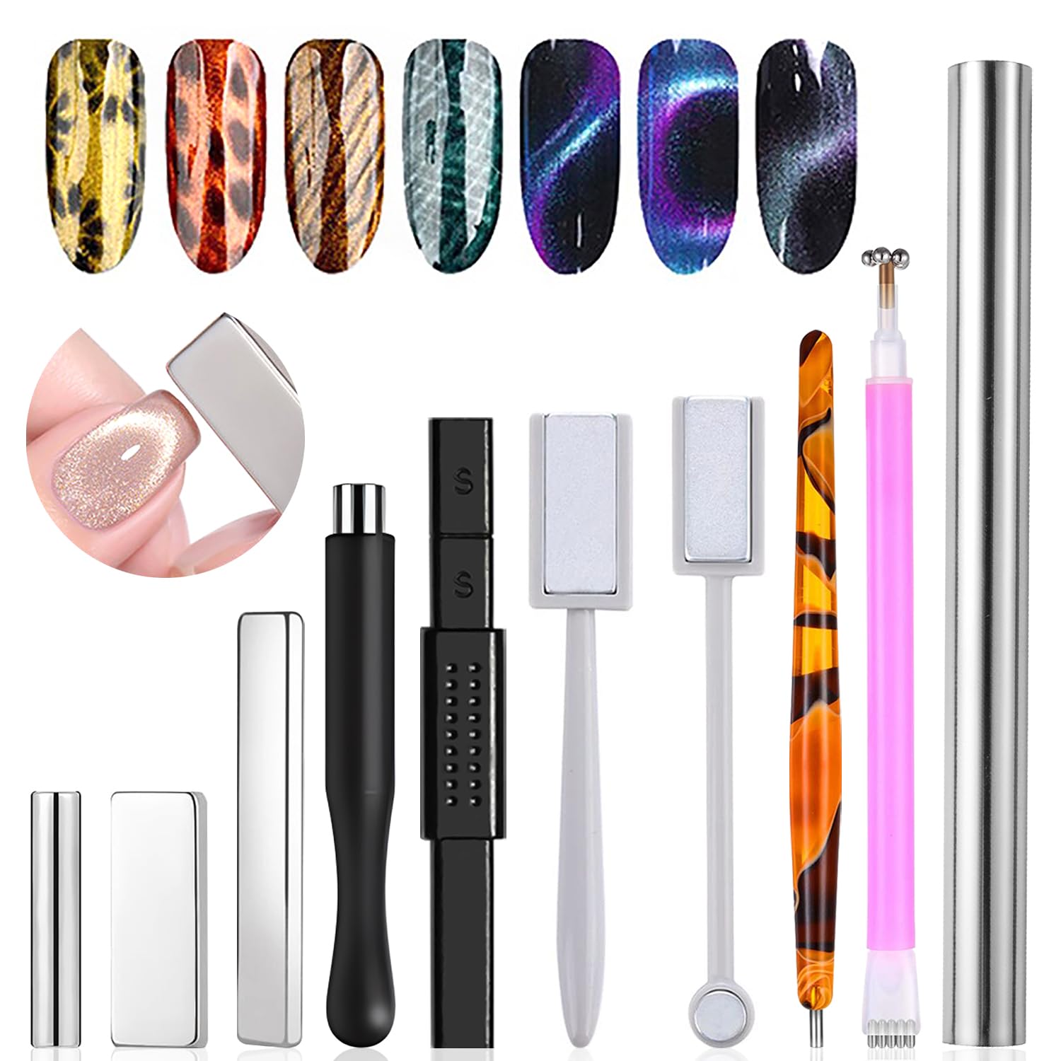 Contour Palette Stick - 10 Adet Kedi Gözü Mıknatıs Seti