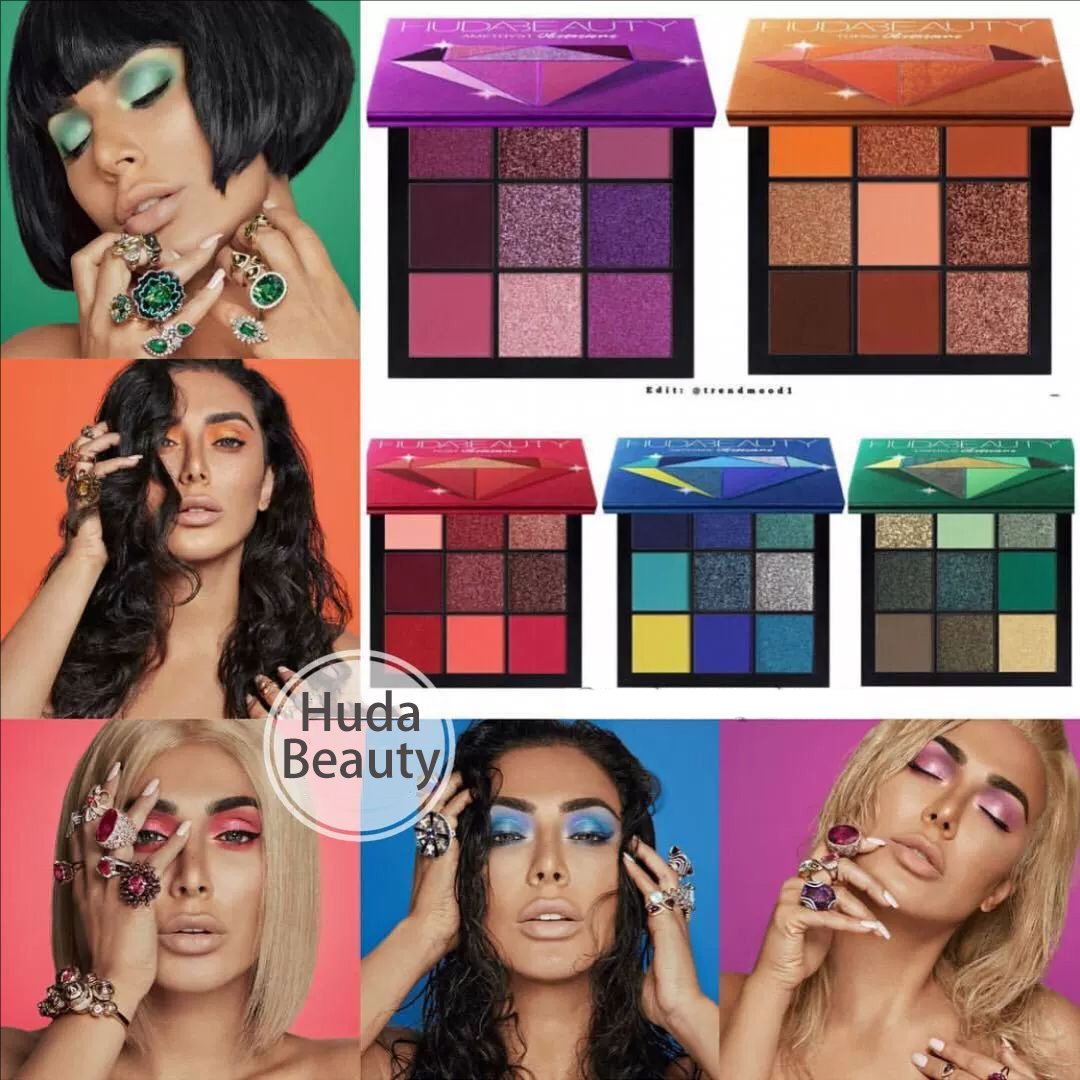 Huda Beauty Makeup Set - Huda Beauty 9 Renk Paleti Elmas