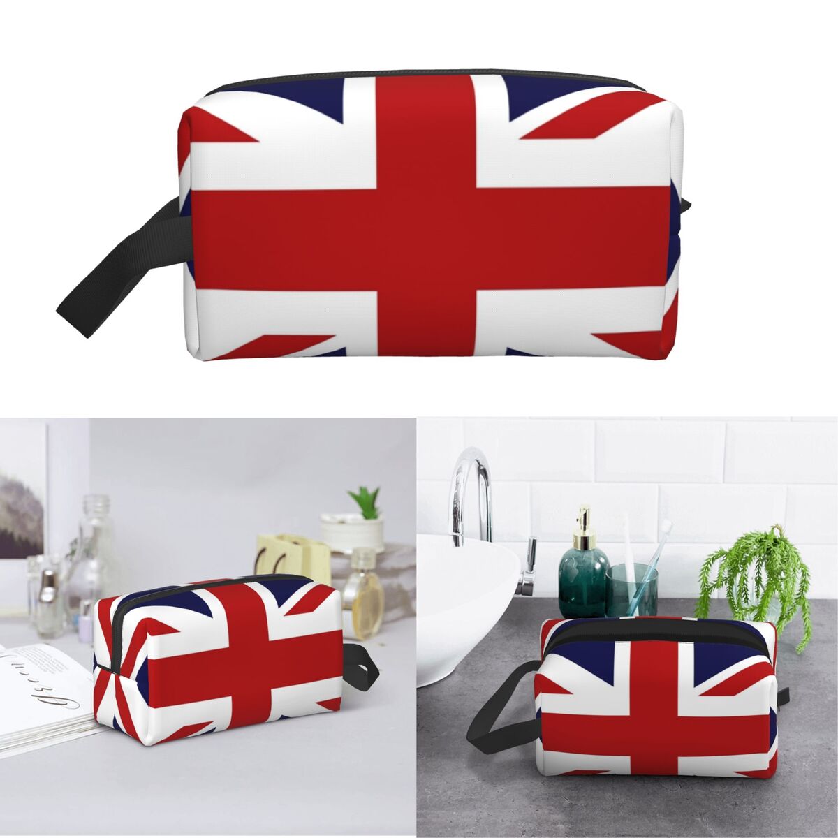 Beauty Makeup Uk - Union Jack İngiltere Bayrağı Makyaj Çantası