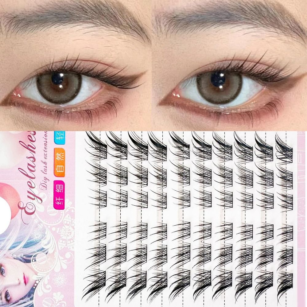False Eyelashes Natural - Kadınlar İçin Güzellik 3D Kedi Gözü