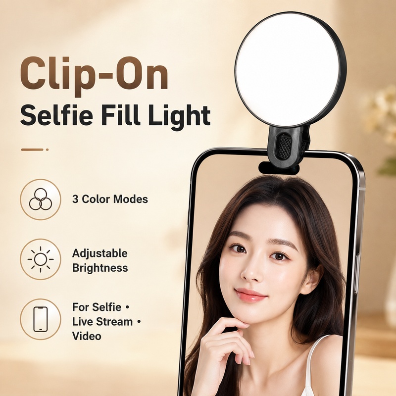 Taşınabilir RGB LED Dolgu Işığ - Beauty Makeup Video incelemesi ve fiyatı
