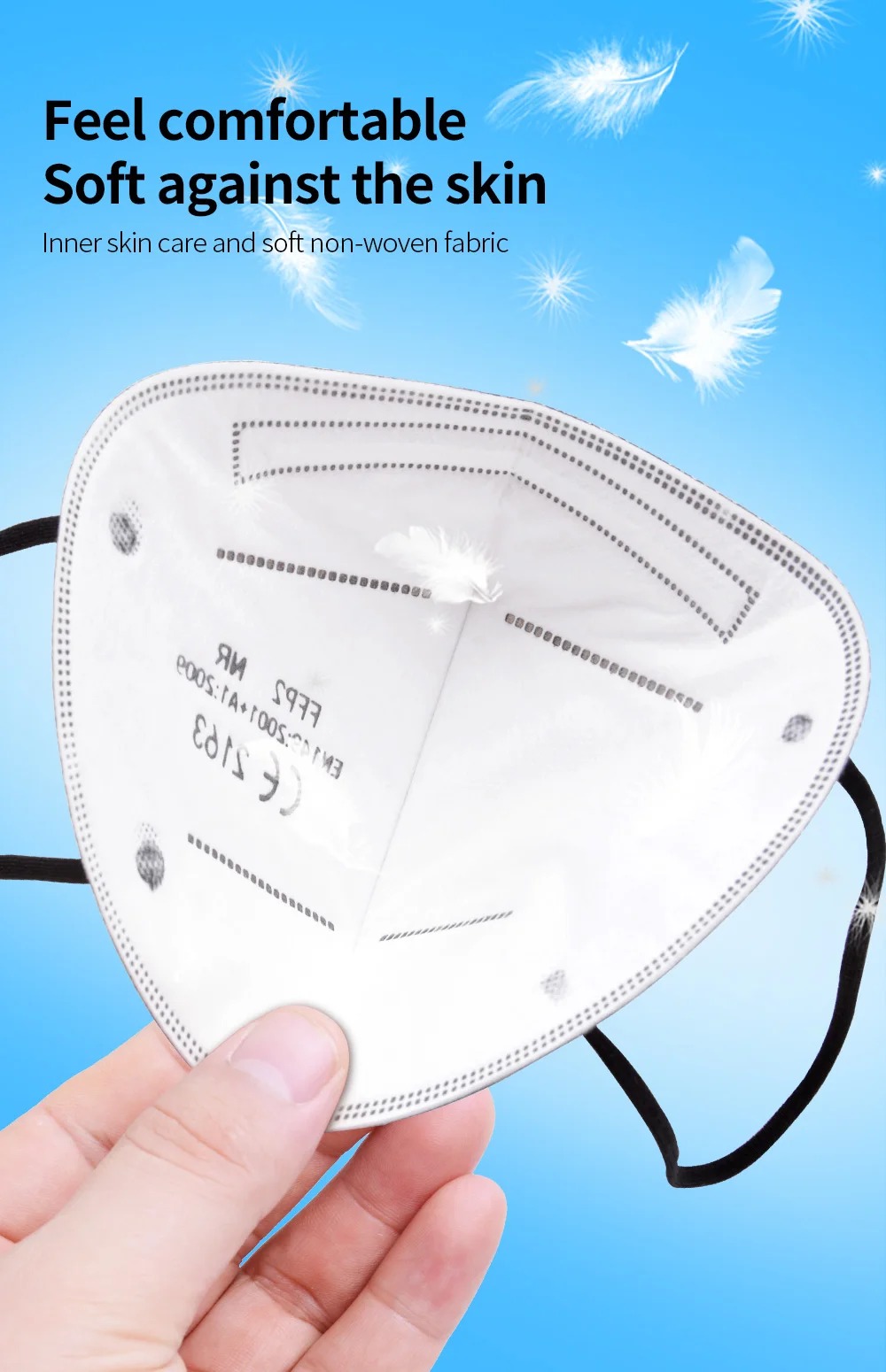5 Katmanlı FFP2 Maskeler CE On - Sheet Face Mask Pack incelemesi ve fiyatı