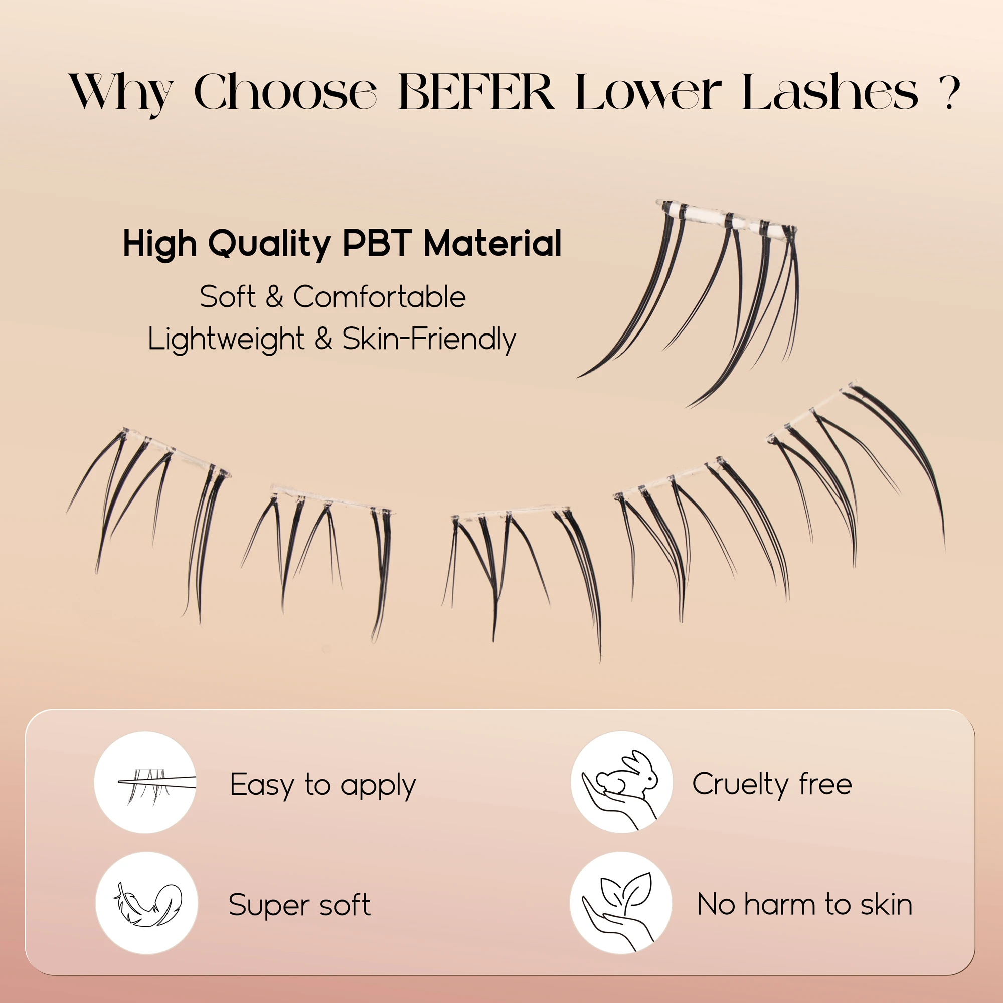 Befer Yapıştırıcı Gerektirmeye - False Eyelashes Natural incelemesi ve fiyatı