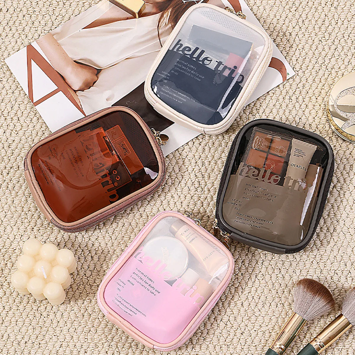 Şeffaf Taşınabilir Kozmetik Ça - Beauty Kiss Makeup incelemesi ve fiyatı