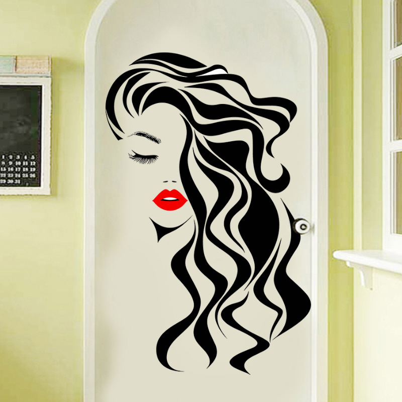 Moda Kadın Yüz Duvar Sticker G - Beauty Makeup Wallpaper incelemesi ve fiyatı